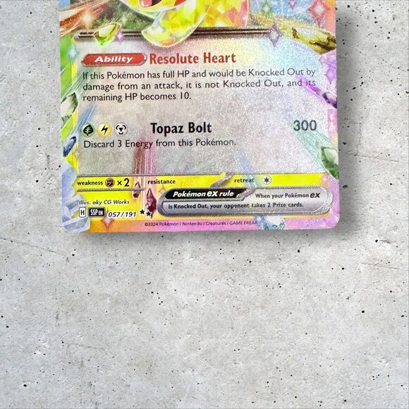 Pikachu ex 057/191 Sv08: Surging Sparks Holo - Picture 5 of 6